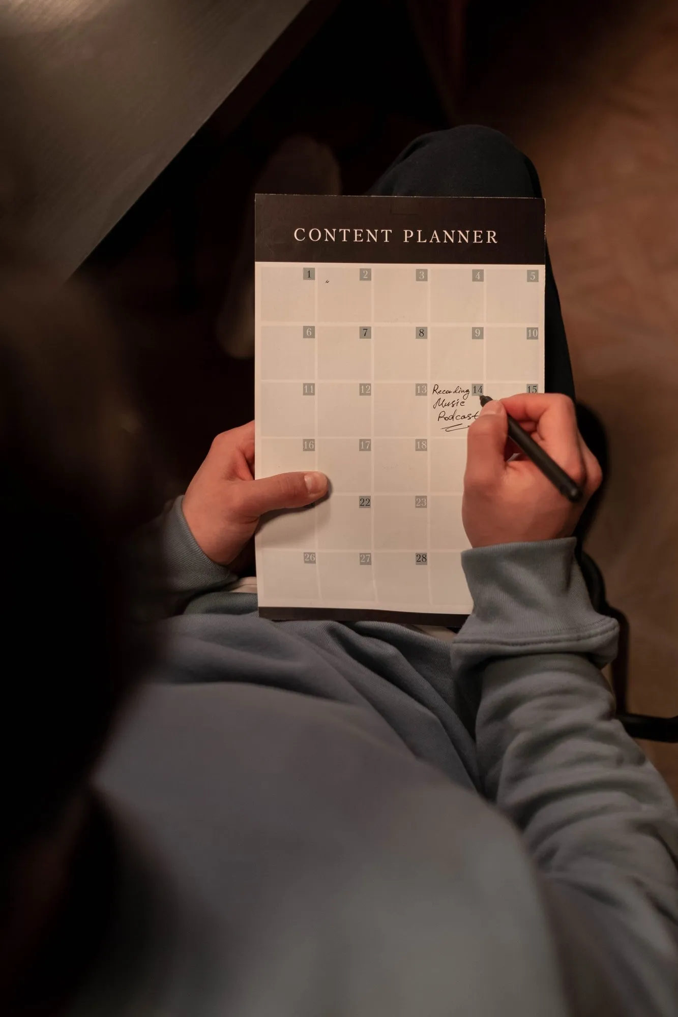 Content planner used for scheduling ongoing social media posts
