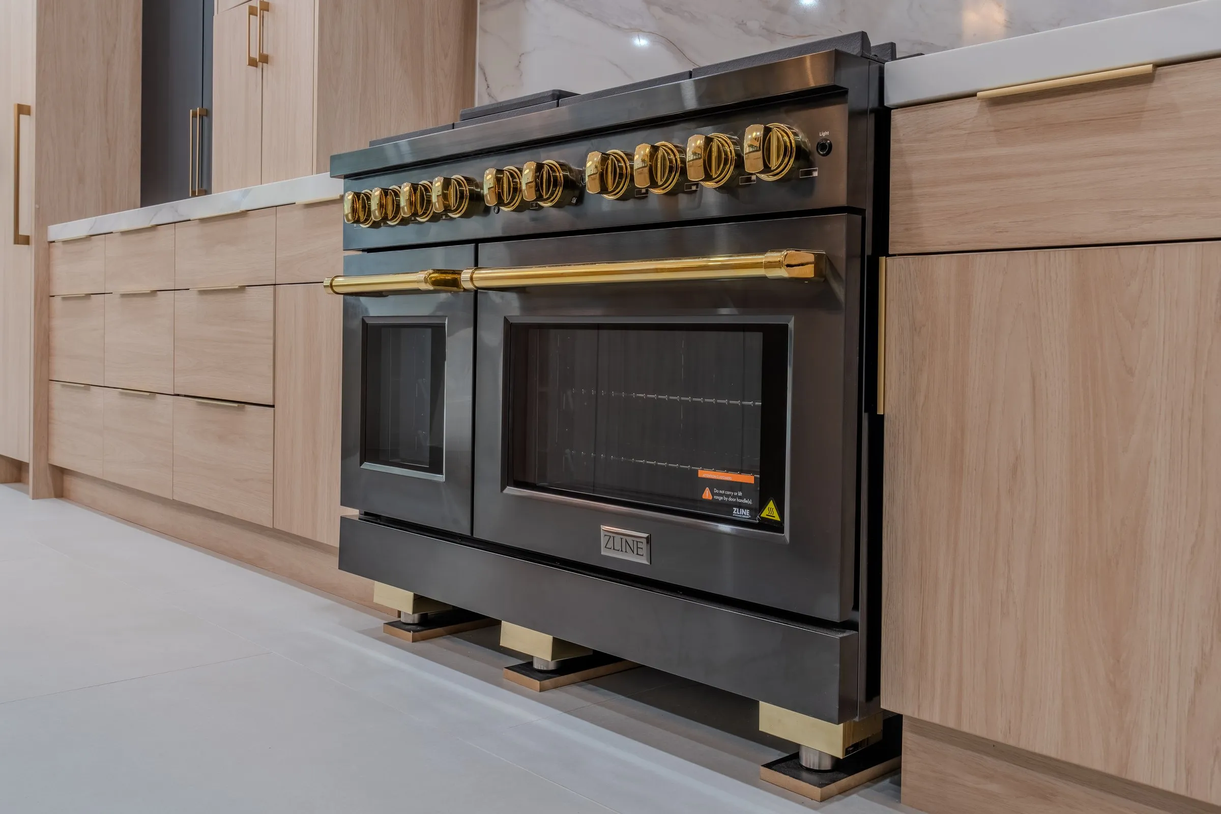 Range and cabinetry detail from a recent project