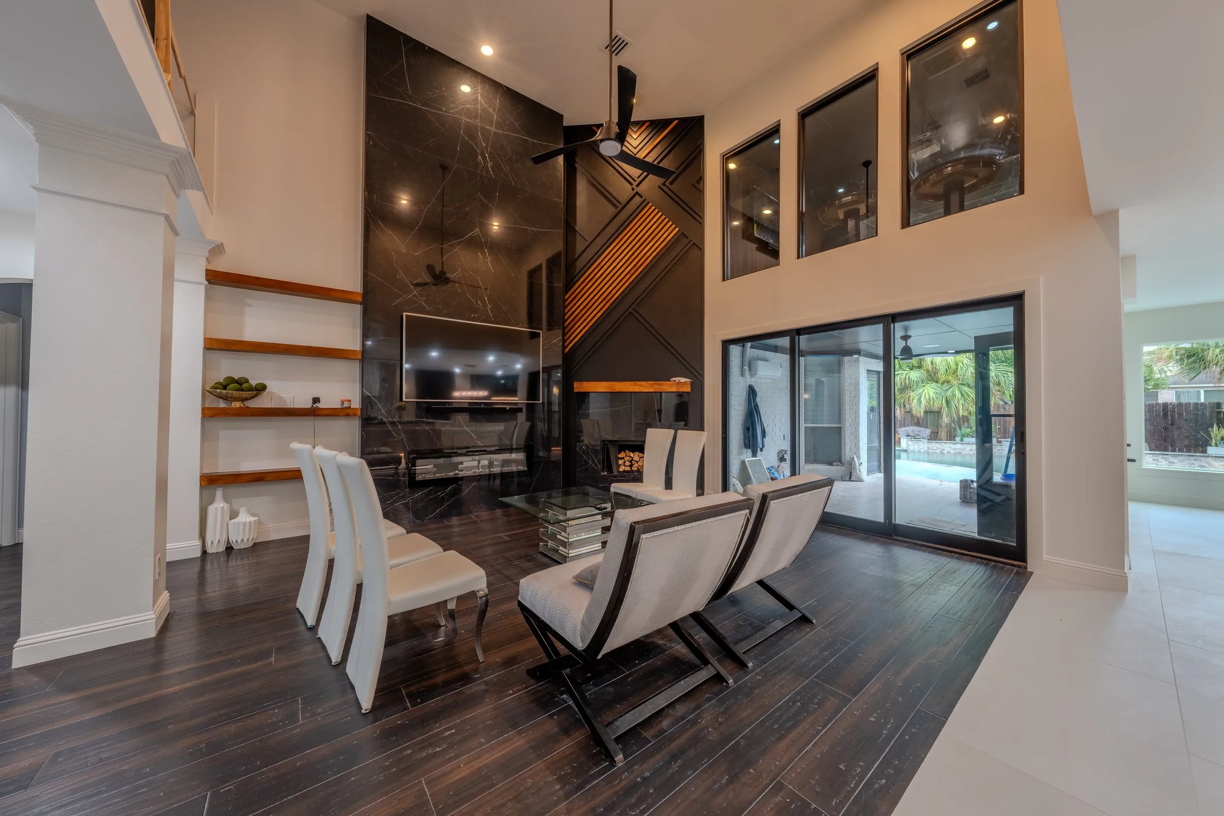 Great room from a recent custom home project